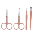 thumbnail image 5 of Rupoun 18-Piece Stainless Steel Manicure & Pedicure Grooming Kit, Rose Gold Nail Clipper Set with Cuticle Nippers, Eyebrow Scissors & Portable Case for Home Salon Care (5.9 inches / 15.00 cm), 5 of 10