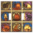 thumbnail image 2 of Double Gang Toggle Wall Plate - Mosaic Cats - Image by Dan Morris, 2 of 4