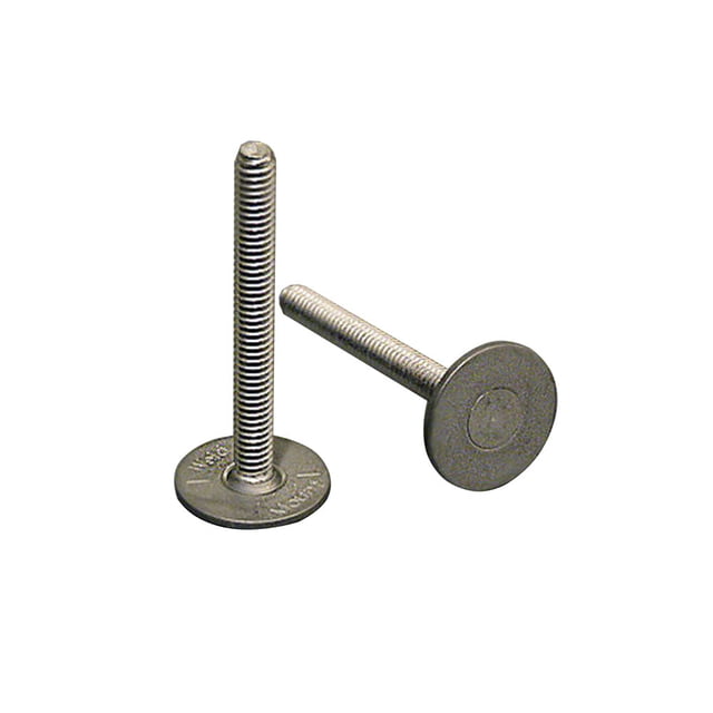 Soporte de acero inoxidable soldado con pernos de 1,25 cm de alto con base de 0,62 cm