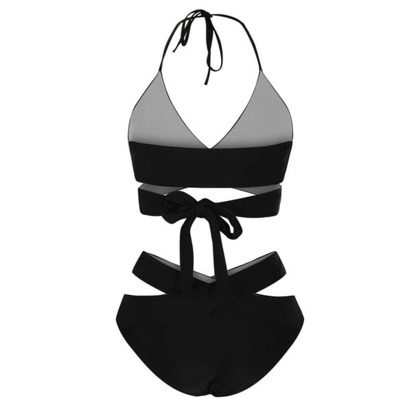 ★JILLSTUART★ Black Stripe Two Piece Swimsuit (with Wrap Sk BSDJILFG-50-Clearance-Off-