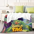 thumbnail image 4 of Gorilla Tag VR anti-pilling, suave, ligera, esponjosa y acogedora de lujo para hogar y cocina – Perfecta para niños y adultos, 100 x 150 cm, 4 of 6