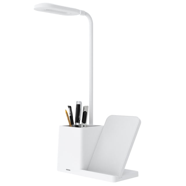 RKSTN Lights LED Smart Desk Lamp, 15W Wireless Charging, With Pen Holder Holder, Student Eye Protection Study Lamp, Suitable For Office, Bedroom, Dorm Lights