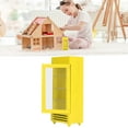 thumbnail image 4 of Dollhouse Vertical Refrigerator, Simulation Stimulate High Simulation Dollhouse Refrigerator Strong Durable 1:12 Scale  For Decoration Yellow,Black,Blue,Red,Mint Green, 4 of 8