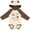 Natural & Brown w Ears, variant on Inktastic Someone in South Carolina Loves Me Boys or Girls Long Sleeve Baby Bodysuit