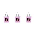 thumbnail image 4 of Guardurnaity Bolso de lona de poliéster para Cool Black Girl - Exquisita artesanía Bolsos compactos resistentes al desgarro hl2114 Type1 NO1, 4 of 6