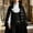 A132 Black, variant on Men's Gothic Vampire Costume Victorian Aristocrat Nobleman Cosplay Outfit Medieval Stand Collar Jacket Ruffled Shirt Pants Suit for Halloween Dress Up