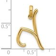 thumbnail image 4 of Jewelry by Sweet Pea 14K Yellow Gold 14ky Fancy Letter Y, 4 of 5