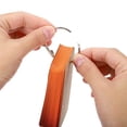 thumbnail image 4 of Uxcell 3.5" x 2" Blank Flash Cards with Rings Study Cards Index Cards Pre Hole Punched, Orange 150 Pack, 4 of 6