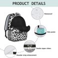 thumbnail image 4 of Cow Print Backpack for School,Schoolbag with Adjustable Shoulder Straps & Padded Back,15.3"x11"x7.1".﻿, 4 of 6
