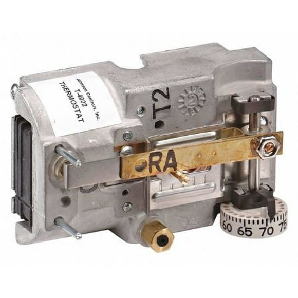 Johnson Controls T-4002-202 Single Temperature High Volume Output Thermostat, Reverse Acting, Horizontal Mounting