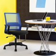 thumbnail image 2 of Home Office Chair Ergonomic Chair Mid Back Mesh Desk Chair Adjustable Height Swivel Mesh Chair Computer Chair with Armrest Lumbar Support (Blue), 2 of 15