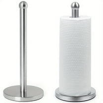 Paper Towel Holder Countertop, Standing Paper Towel Roll Holder for Kitchen Bathroom, Paper Towel Holder Stand, Stainless Steel Paper Towel Holder