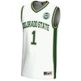 thumbnail image 2 of Unisex GameDay Greats #1 White Colorado State Rams Lightweight Basketball Jersey, 2 of 4