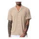 thumbnail image 1 of Camisa Formal Hombre Camisa Casual Manga Corta Arjen Kroos, 1 of 7