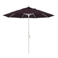 thumbnail image 1 of California Umbrella GSCU908170-SA65 Parasol de Marché en Aluminium 9 Pieds Inclinaison du Collier - Blanc Mat-Pacifica-Violet, 1 of 4