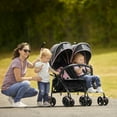 thumbnail image 2 of Dream On Me Volgo Twin Umbrella Stroller, Pink, 2 of 9