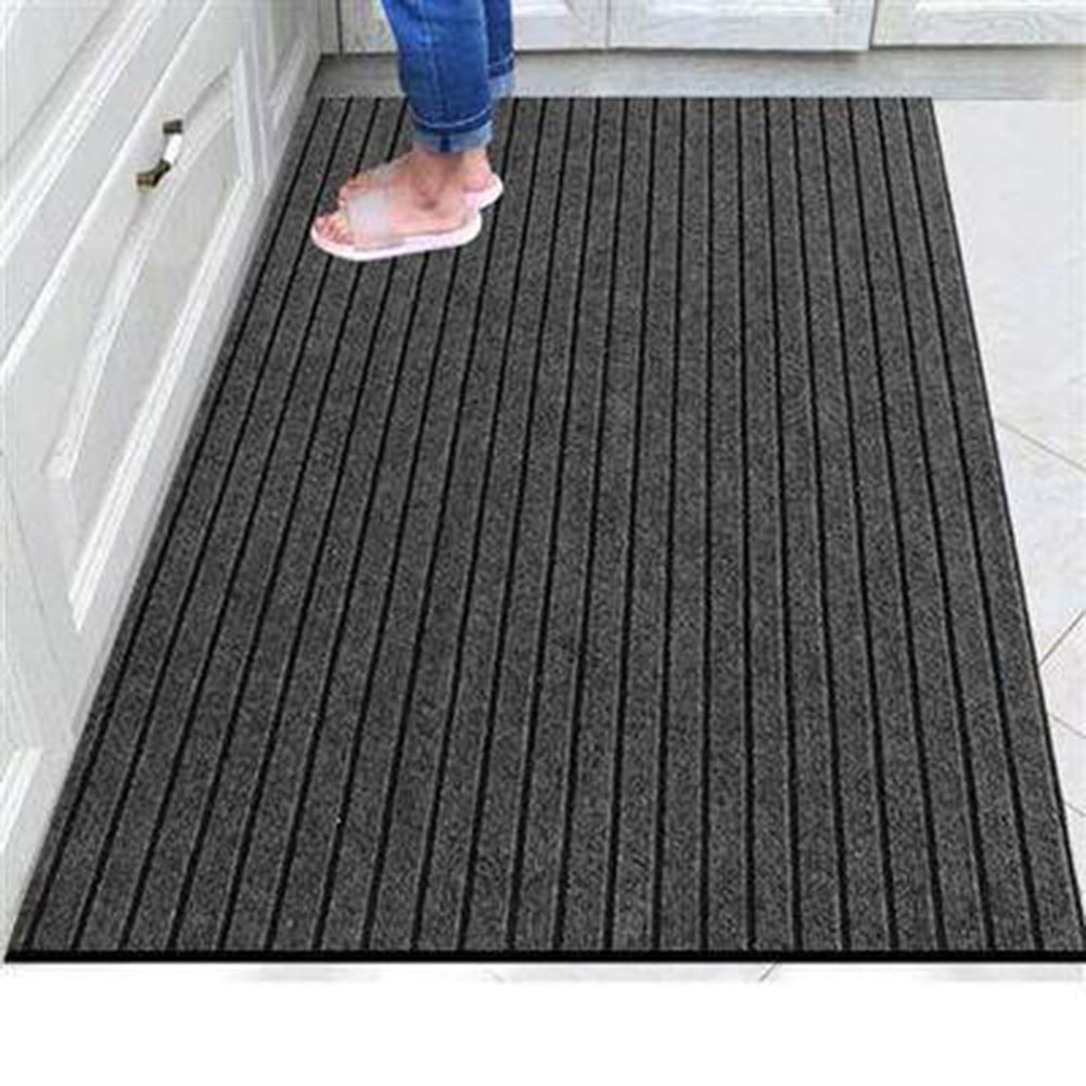 Kitchen Rugs Mats Non Slip Waterproof Padded PU Leather Floor Mats Are  Wear-Resistant Anti-Greasy Black Foot Pad PVC Air Cushion