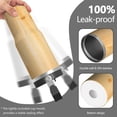 thumbnail image 2 of 30oz Tumbler with Handle, Insulated Stainless Steel Cup with Flip Straw Lid, Leak-Proof & Cup Holder Friendly for Travel and Sports ,Wood Print, 2 of 6