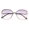 thumbnail image 1 of OULII Unique Sunglasses Rose and Gray Gradient Metal Frame for Sunshine Environment 1 Pair, 1 of 8