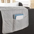 thumbnail image 3 of SureFit Heirloom, 100% Cotton, Loveseat Cover Furniture Protector with Arm Protectors, 1 Piece, Gray, 3 of 6