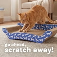 thumbnail image 5 of Kitty City Durable Cat Print Corrugated Cardboard Scratching Sofa, O/S, 5 of 9