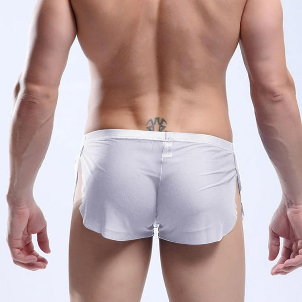Men'S Underwear Pants Round Three-Point Pants Home Silky Men'S