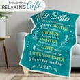 thumbnail image 7 of LHSHID Sister Blankets from Sister for Christmas Valentines Blanket Gifts for Sisters from Sisters Brothers Fleece Blanket 30"x40", 7 of 7