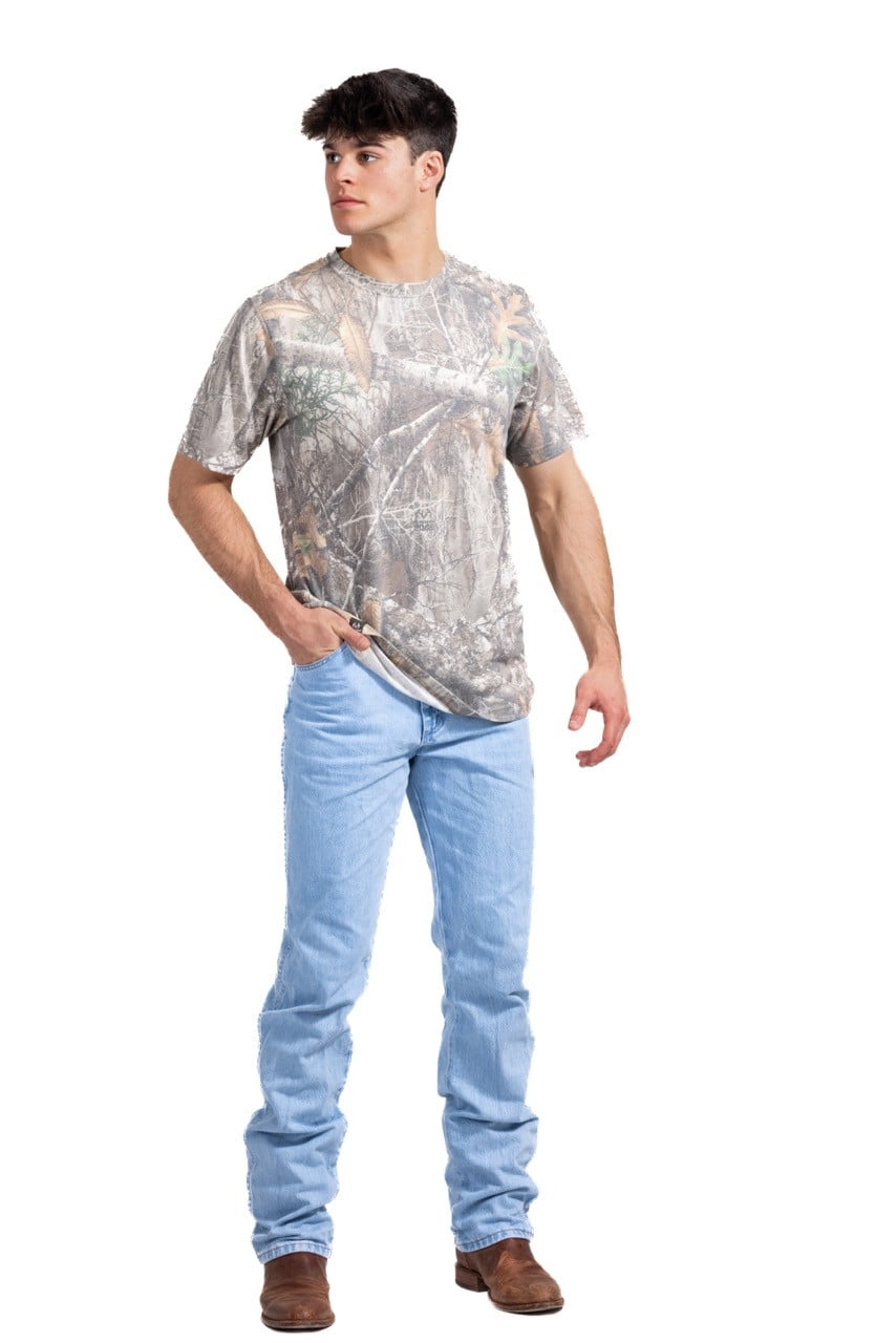 Realtree Camo Tri-Blend Short Sleeve Shirt – Lightweight & Soft, Outdoor & Hunting Apparel​