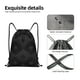 thumbnail image 4 of Fotbe Black Poker Bolsa Mochila con Cordón Estampada, Bolsa de Gimnasio Deportiva, Bolsa Cinch, Bolsa con Cordón para Hombres y Mujeres-Medium, 4 of 6