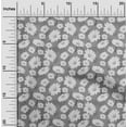 thumbnail image 2 of oneOone Cotton Flex Gray Fabric Floral Sewing Craft Projects Fabric Prints By Yard 40 Inch Wide, 2 of 4