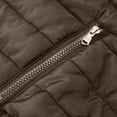 thumbnail image 3 of Men's Lightweight Puffer Winter Jacket Packable Puffy Zip Up Stand Collar Bubble Insulated Coat for Travel Ski Hiking, 3 of 5