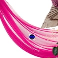 thumbnail image 6 of MDS pack of 1 panels (30" width x 30Ft Long) Wedding Arch Draping Fabric sheer Chiffon Fabric Drapery for Wedding Ceremony - Hot pink, 6 of 7
