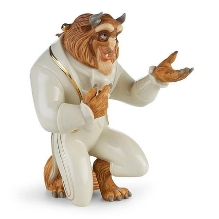 - Lenox Disneys Beast My Hand My Heart Figurine with Gold Accents