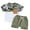 C#Camo White, variant on Toddler Baby Boy Summer Outfit Set Short Sleeve Patchwork T-shirt Tops Pocket Elastic Waist Shorts Casual Clothes