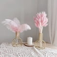 thumbnail image 2 of Paquete de 50 flores secas de hierba de la pampa rosa, decoración natural duradera para cumpleaños, bodas y hogar: estilo bohemio, 2 of 5