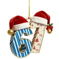 thumbnail image 2 of WKSCLPAI Funny 67 Christmas Ornament, Santa Says Six Seven 67 Meme Acrylic Gingerbread Hanging Decorations for Xmas Tree, Durable Shatterproof, Ideal Gifts for Humor Lovers and Gift Givers, 2 of 8