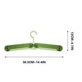 thumbnail image 2 of Percha de ropa plegable portátil - Organizador de viajes y hogar multiusos - Agarre a prueba de viento - Diseño que ahorra espacio - Plástico duradero - Ideal para ropa, accesorios, pañales - 1, 2 of 7