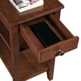 thumbnail image 4 of Pemberly Row 3-Tier and 1-Drawer Transitional Wood End Table in Espresso, 4 of 7