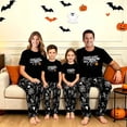 thumbnail image 2 of iHapHap Spooky Saurus Dinosaur Family Pajamas, Cotton Blend Halloween Sleepwear, Men L, 2 of 6