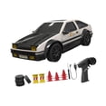 thumbnail image 2 of Coche de juguete RC Drift a escala 1:24, modelo de vehículo, coche de juguete deportivo Drift con carga USB, control remoto Negro Blanco, 2 of 9