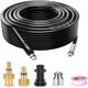 thumbnail image 3 of Flexible Drain Rods For Pressure Washer Compatible With Sewer Kit 4Orifice Nozzle 10 m, 3 of 3