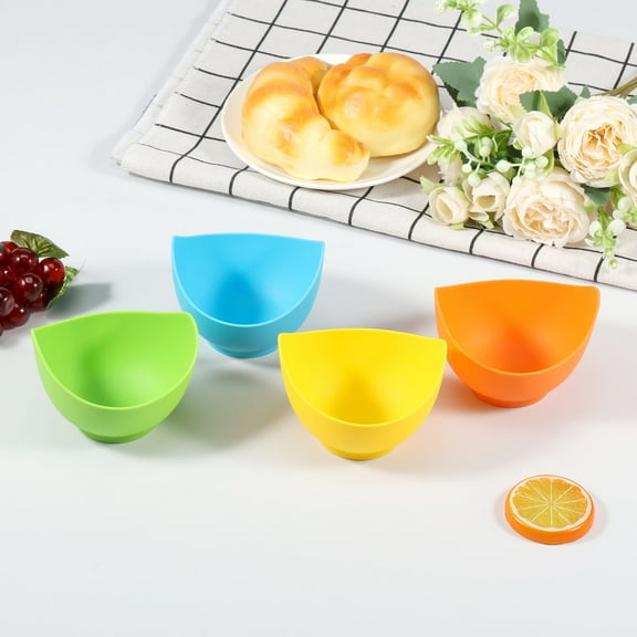 8Pcs Silicone Egg Poacher Nonstick Egg Poaching Cups Poached Egg for Stovetop Air Fryer Cooking Accessories