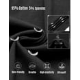 thumbnail image 3 of UTOURS Unisex Tear Away Shorts 3-inch Knee Hip Replacement Recovery Post Surgery Cotton Shorts Loose Fit Without Pocket, 3 of 6