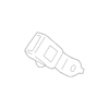 Genuine OE Volkswagen Buckle End - 5M0-857-753-E-QVZ