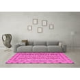 thumbnail image 3 of Ahgly Company Indoor Square Persian Pink Traditional Area Rugs, 6' Square, 3 of 4