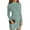 Mint Green, variant on Women's Bodycon Dress Long Sleeve Dress Mock Neck Basic Color Slim Fit Bodycon Mini Pencil Dresses