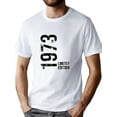thumbnail image 1 of Men's Summer Casual T-Shirt with 1973 Letter Print - Breathable Polyester, Crew Neck, Short Sleeve - Perfect for Daily Wear & Sports Tee For Adult, Men, Women, Teen, Teenager, Adolescent, Youth, 1 of 4