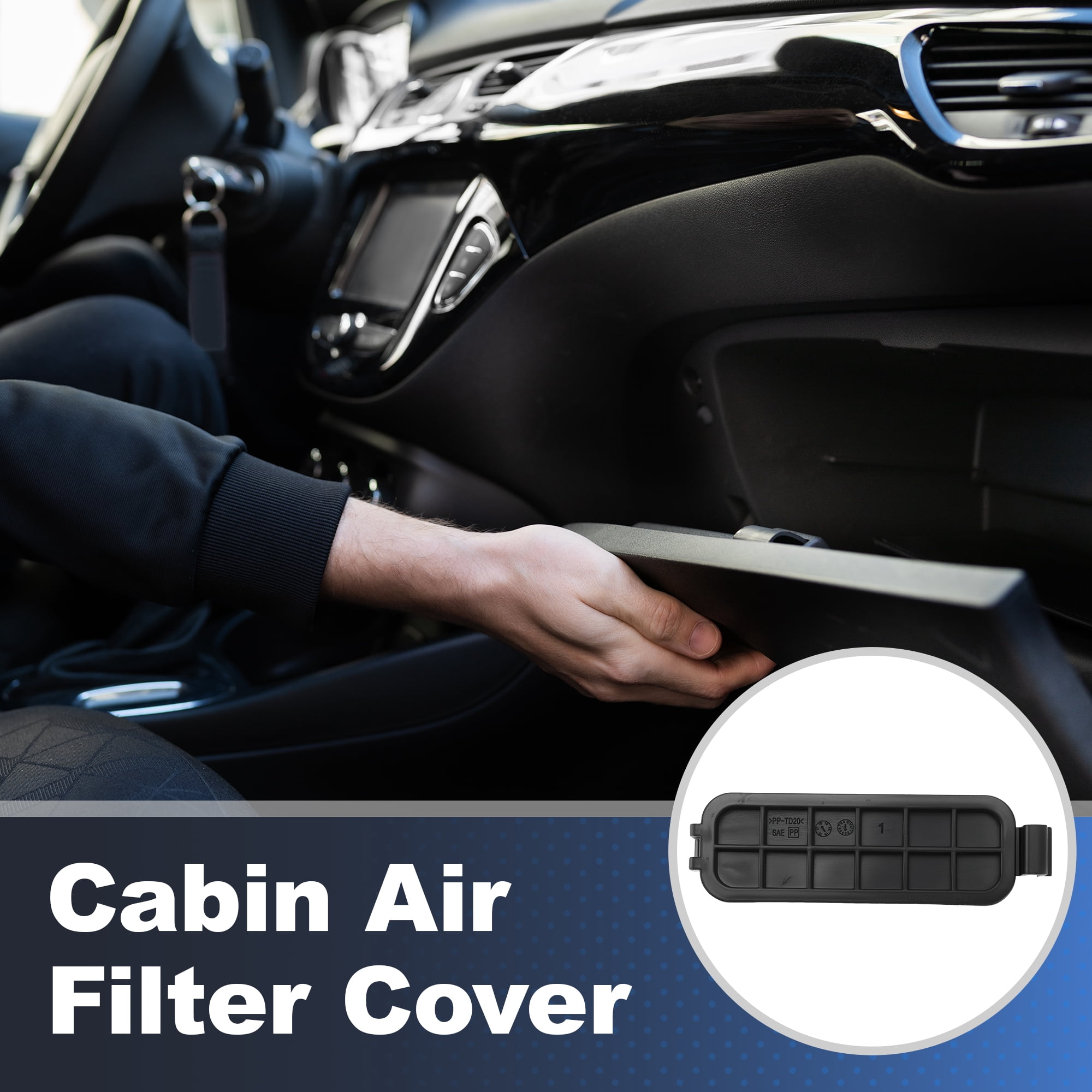 Unique Bargains Cabin Air Filter Cover for Nissan
