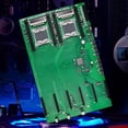 thumbnail image 4 of Soporte 8*DDR4 RAM 256GB NVME M.2 del zócalo la CPU LGA 2011-3 V3/V4 minero placa base, 4 of 9