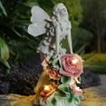 thumbnail image 3 of LED Solar Lamp Fairy Garden Statues Solar Light Figurine Angel Outdoor Resin Sculpture Art Decor for Patio Lawn Yard Porch, 3 of 10